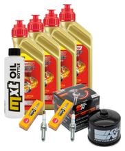 Inspection package 4L 5W-40 + oil filter + 2x spark plug for BMW R GS Adventure 1200 ccm Year 2014