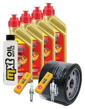 Pacchetto di ispezione 4L 5W-40 + filtro olio + 2x candela per BMW R GS Adventure 1200 ccm Anno 2015 - 2018