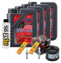 Pacchetto di ispezione 4L 5W-40 + filtro olio + 2x candela per BMW R GS Adventure 1200 ccm Anno 2015 - 2018