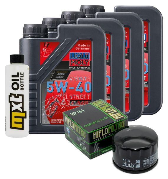 Inspektionspaket 4L 5W-40 + Ölfilter für BMW R HP2 Megamoto 1200 ccm Bj. 2008