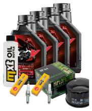 Inspection package 4L 5W-40 + oil filter + 2x spark plug for BMW R RT 1200 ccm Year 2010 - 2012