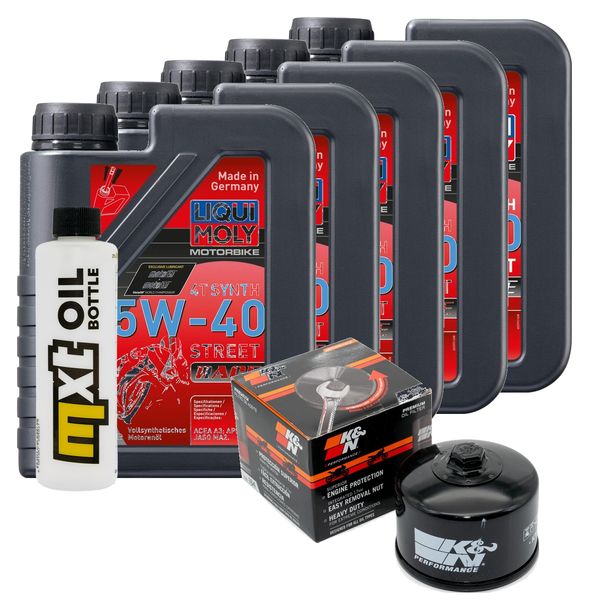 Inspektionspaket 5L 5W-40 + Ölfilter + 2x Zündkerze für BMW R RT 1200 ccm Bj. 2013