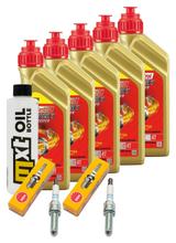 Pacote de Inspeção 5L 5W-40 + Filtro de Óleo + 2x Vela de Ignição para BMW R RT 1200 ccm Ano 2013