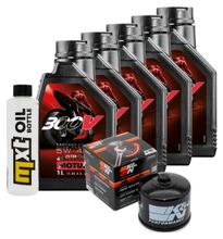 Kit d'inspection 5L 5W-40 + filtre à huile + 2 bougies pour BMW R RT 1200 ccm Année 2014
