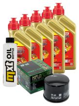 Pacote de Inspeção 5L 5W-40 + Filtro de Óleo + 2x Vela de Ignição para BMW R RT 1200 ccm Ano. 2014