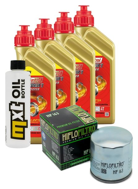 Pacchetto di ispezione 4L 5W-40+filtro olio per BMW R 850 ccm Anno 1995 - 1999