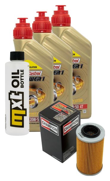Inspektionspaket 3L 20W-50 + Ölfilter für Buell CR 1125 ccm Bj. 2009 - 2010