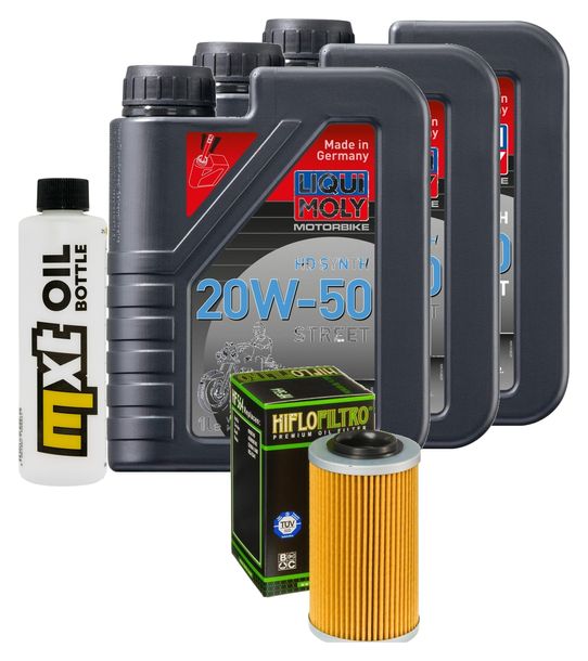 Pacchetto di ispezione 3L 20W-50+filtro olio per Buell CR 1125 ccm Anno 2009 - 2010