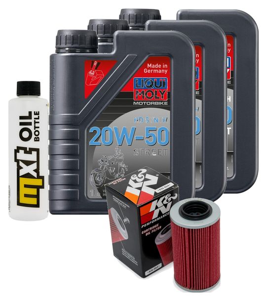 Inspektionspaket 3L 20W-50 + Ölfilter für Buell CR 1125 ccm Bj. 2009 - 2010