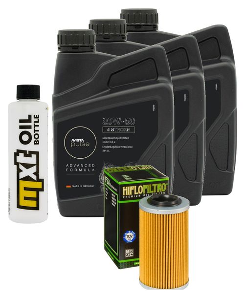 Inspektionspaket 3L 20W-50 + Ölfilter für Buell CR 1125 ccm Bj. 2009 - 2010