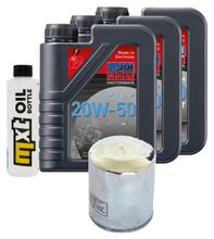 Pacote de Inspeção 3L 20W-50 + Filtro de Óleo para Buell M2 Cyclone 1200 ccm Ano 1996