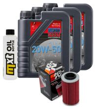 Inspectiepakket 3L 20W-50 + oliefilter voor Buell R 1125 ccm Bj. 2008