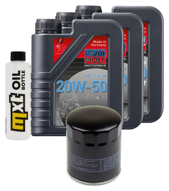 Pacchetto di ispezione 3L 20W-50+filtro olio per Buell S3 Thunderbolt 1200 ccm Anno 2000 - 2002