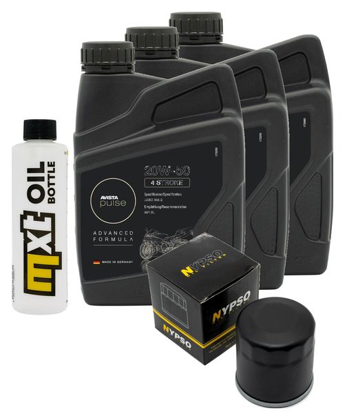 Inspektionspaket 3L 20W-50 + Ölfilter für Buell XB 9 R Firebolt F XB12X i Ulysses 12 Fireboldt 984 / 1200 ccm Bj. 2002 - 2010