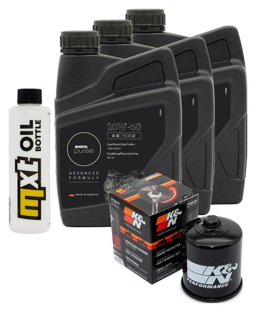 Inspektionspaket 3L 20W-50 + Ölfilter für Buell XB 9 R Firebolt F XB12X i Ulysses 12 Fireboldt 984 / 1200 ccm Bj. 2002 - 2010