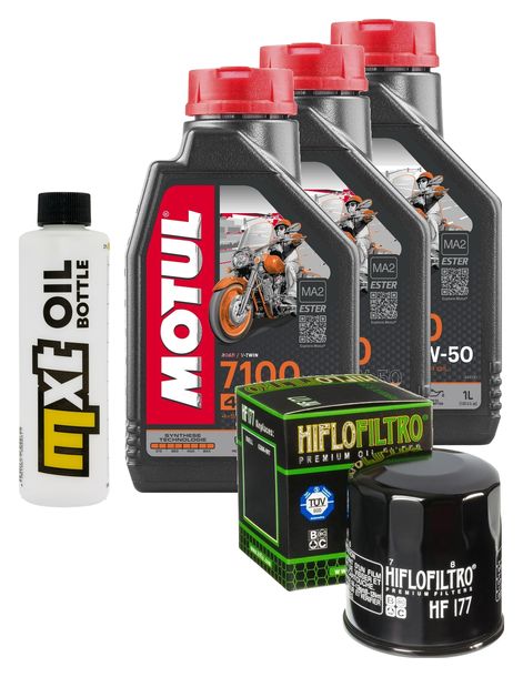 Inspektionspaket 3L 20W-50 + Ölfilter für Buell XB 9 R Firebolt F XB12X i Ulysses 12 Fireboldt 984 / 1200 ccm Bj. 2002 - 2010