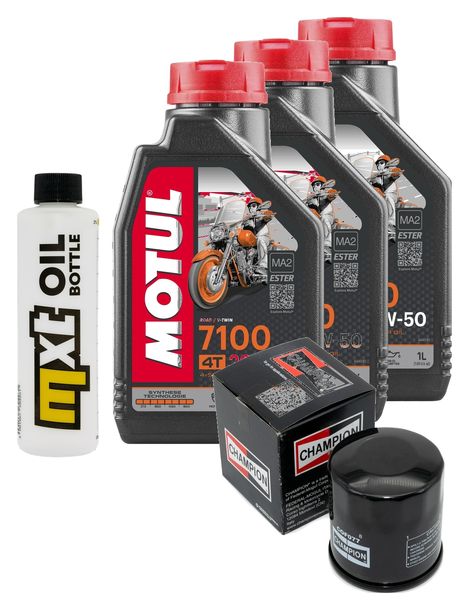 Inspektionspaket 3L 20W-50 + Ölfilter für Buell XB 9 R Firebolt F XB12X i Ulysses 12 Fireboldt 984 / 1200 ccm Bj. 2002 - 2010
