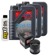 3L 20W-50 inspection package+ oil filter for Buell XB 9 R Firebolt F XB12X i Ulysses 12 Fireboldt 984 / 1200 ccm Year 2002 - 2010