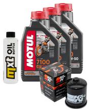 Ensemble d'inspection 3L 20W-50+filtre à huile pour Buell XB 9 R Firebolt F XB12X i Ulysses 12 Fireboldt 984 / 1200 ccm Année 2002 - 2010