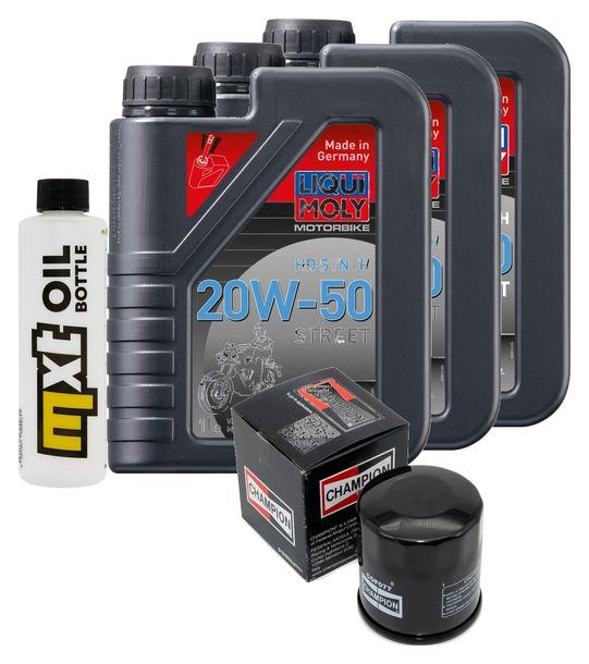 Inspektionspaket 3L 20W-50 + Ölfilter für Buell XB 12 R Fireboldt 9 S Lightning F 984 / 1200 ccm Bj. 2006 - 2010
