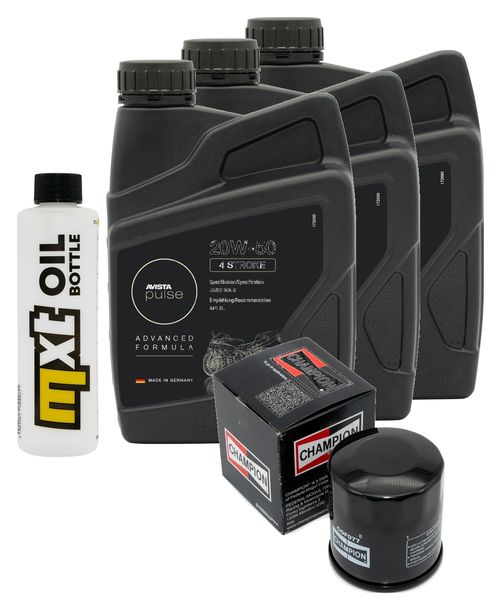 Inspektionspaket 3L 20W-50 + Ölfilter für Buell XB 12 R Fireboldt 9 S Lightning F 984 / 1200 ccm Bj. 2006 - 2010