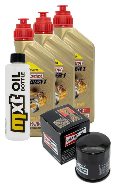 Inspektionspaket 3L 20W-50 + Ölfilter für Buell XB 12 R Fireboldt 9 S Lightning F 984 / 1200 ccm Bj. 2006 - 2010