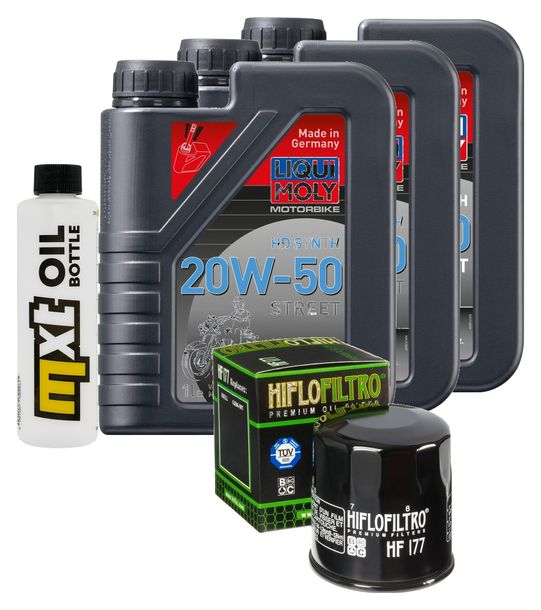Inspektionspaket 3L 20W-50 + Ölfilter für Buell XB 12 R Fireboldt 9 S Lightning F 984 / 1200 ccm Bj. 2006 - 2010