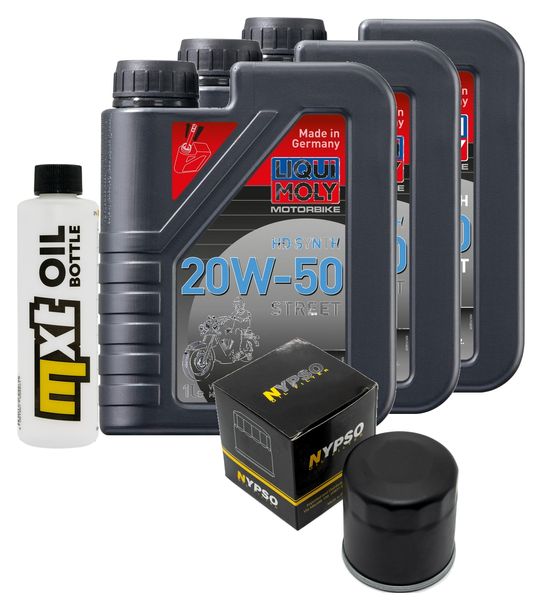 Inspektionspaket 3L 20W-50 + Ölfilter für Buell XB 12 R Fireboldt 9 S Lightning F 984 / 1200 ccm Bj. 2006 - 2010