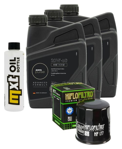 Inspektionspaket 3L 20W-50 + Ölfilter für Buell XB 9 R Firebolt F 984 ccm Bj. 2005 - 2007