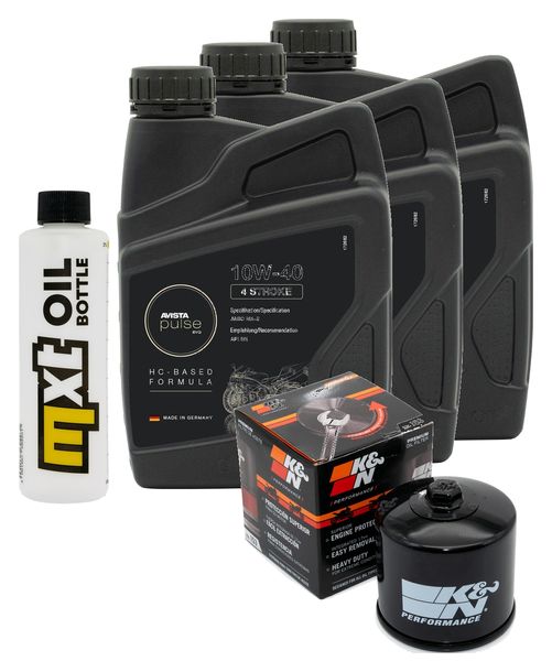 Inspektionspaket 3L 10W-40 + Ölfilter für Cagiva Elefant 750 ccm Bj. 1987 - 1988