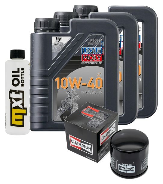 Inspektionspaket 3L 10W-40 + Ölfilter für Cagiva Elefant 750 ccm Bj. 1989 - 1997
