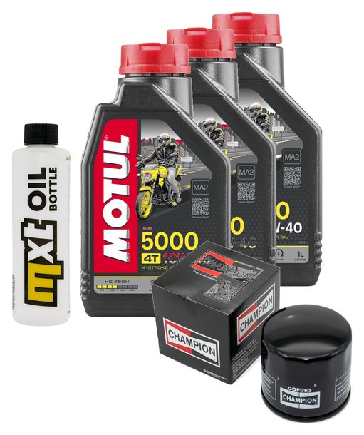 Inspektionspaket 3L 10W-40 + Ölfilter für Cagiva Elefant 750 ccm Bj. 1989 - 1997