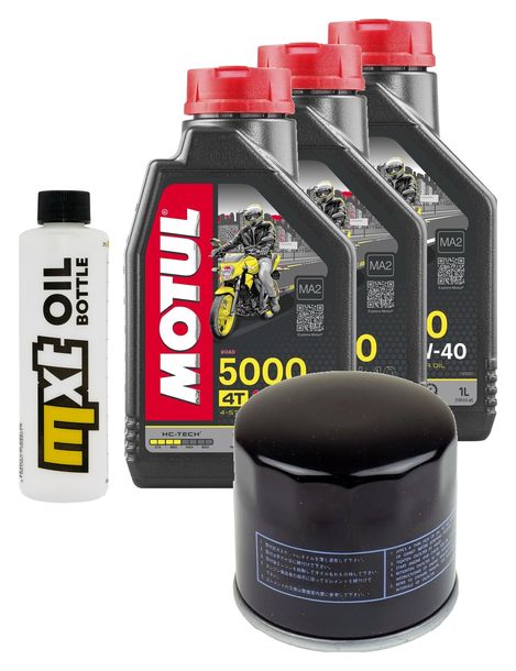 Inspektionspaket 3L 10W-40 + Ölfilter für Cagiva Elefant 750 ccm Bj. 1994 - 1995