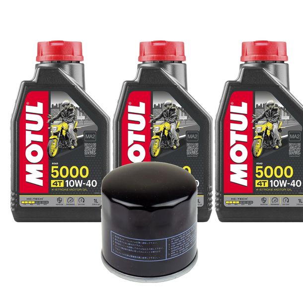 Inspektionspaket 3L 10W-40 + Ölfilter für Cagiva Elefant i.e. Lucky Explorer 900 ccm Bj. 1991