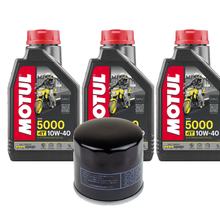 Inspectiepakket 3L 10W-40 + oliefilter voor Cagiva Elefant i.e. Lucky Explorer 900 ccm Bj. 1991