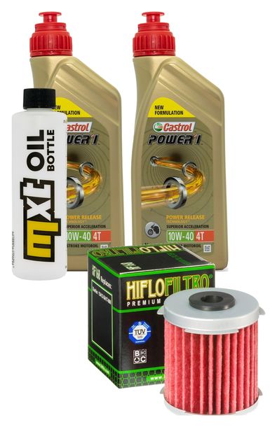 Inspektionspaket 2L 10W-40 + Ölfilter für Daelim VL Daystar Roadwin Fi R 125 ccm Bj. 2000 - 2017