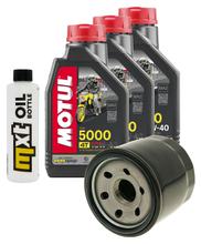 Pacchetto di ispezione 3L 10W-40+filtro olio per Cagiva V-Raptor 650 ccm Anno 2005 - 2007
