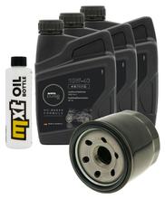 Paquete de inspección 3L 10W-40 con filtro de aceite para Cagiva V-Raptor 650 ccm Año 2005 - 2007