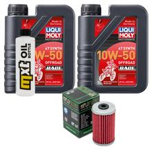 Paquete de inspección 2L 10W-50+filtro de aceite para Daelim VL Daystar 125 ccm Año 2006