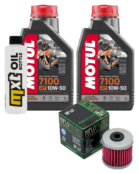 Paquet d'inspection 2L 10W-50+filtre à huile pour Daelim VT VS 125 ccm Année 1998 - 1999