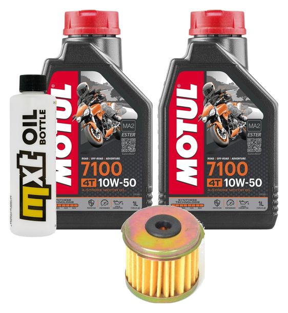 Inspektionspaket 2L 10W-50 + Ölfilter für Daelim VT VS 125 ccm Bj. 1998 - 1999