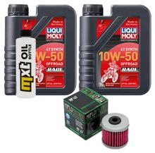 Paquete de inspección 2L 10W-50+filtro de aceite para Daelim VT VS 125 ccm Año 1998 - 1999