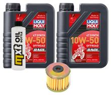 Inspectiepakket 2L 10W-50 + Oliefilter voor Daelim VT VS 125 ccm Bauwjaar 1998 - 1999