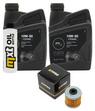 Inspektionspaket 2L 10W-50 + Ölfilter für Daelim VT VS 125 ccm Bj. 1998 - 1999