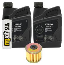 Paquete de inspección 2L 10W-50+filtro de aceite para Daelim VT VS 125 ccm Año 1998 - 1999