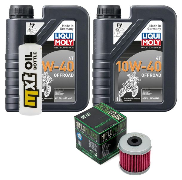 Pacchetto di ispezione 2L 10W-40+filtro olio per Daelim VT VS 125 ccm Anno 2000 - 2001