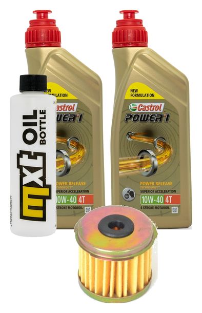 Inspektionspaket 2L 10W-40 + Ölfilter für Daelim VT VS 125 ccm Bj. 2000 - 2001