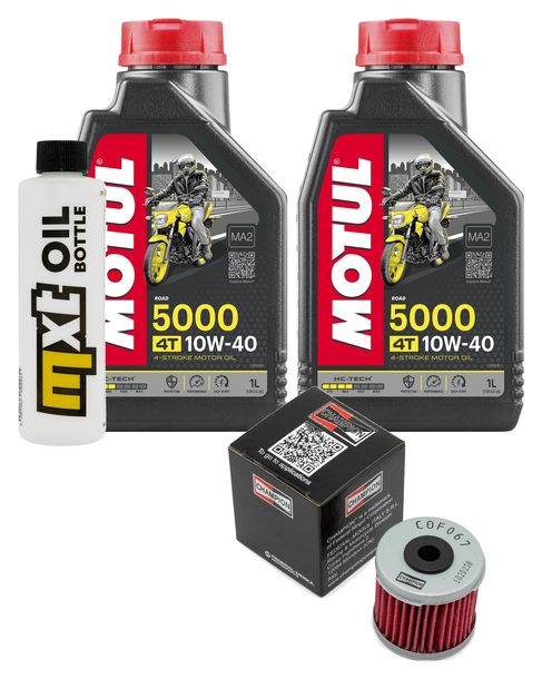 Inspektionspaket 2L 10W-40 + Ölfilter für Daelim VT VS 125 ccm Bj. 2000 - 2001