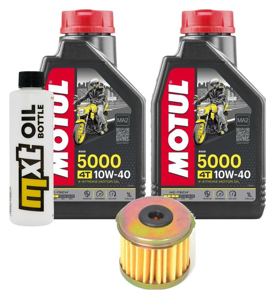 Inspektionspaket 2L 10W-40 + Ölfilter für Daelim VT VS 125 ccm Bj. 2000 - 2001