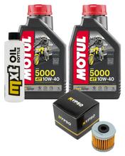 Paquete de inspección 2L 10W-40 y filtro de aceite para Daelim VT VS 125 ccm Año 2000 - 2001